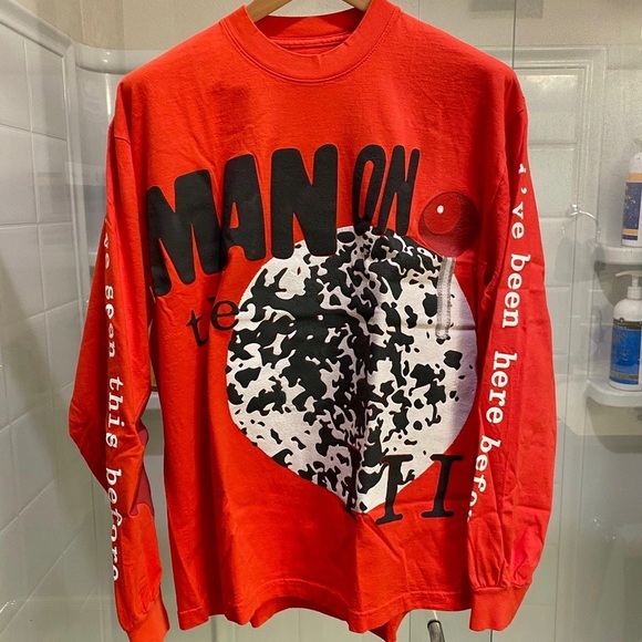 Kid Cudi Cactus Plant Flea Market Man On The Moon III Merch L/S T-Shirt Sz Large